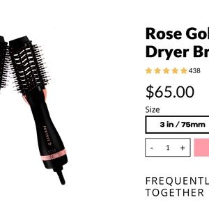 Foxy bae blowout brush